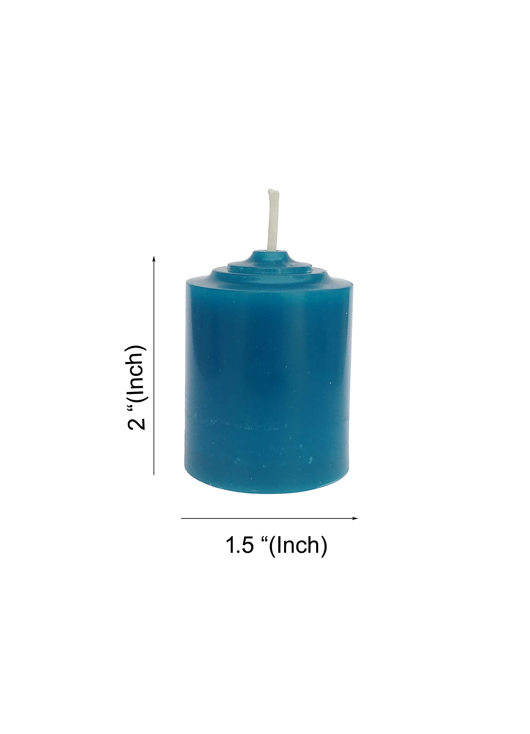 Pure Indian Candle Handpourd Forest Scented Aqua Wax Votive Candle PIC2019VC001 (Pack of 4 Pcs.) Burn Time 10 Hrs.